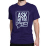 Ask Me For Prayer (T-Shirt, Purple)