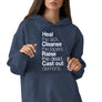 Matthew 10:8 (Hoodie, Airforce Blue)