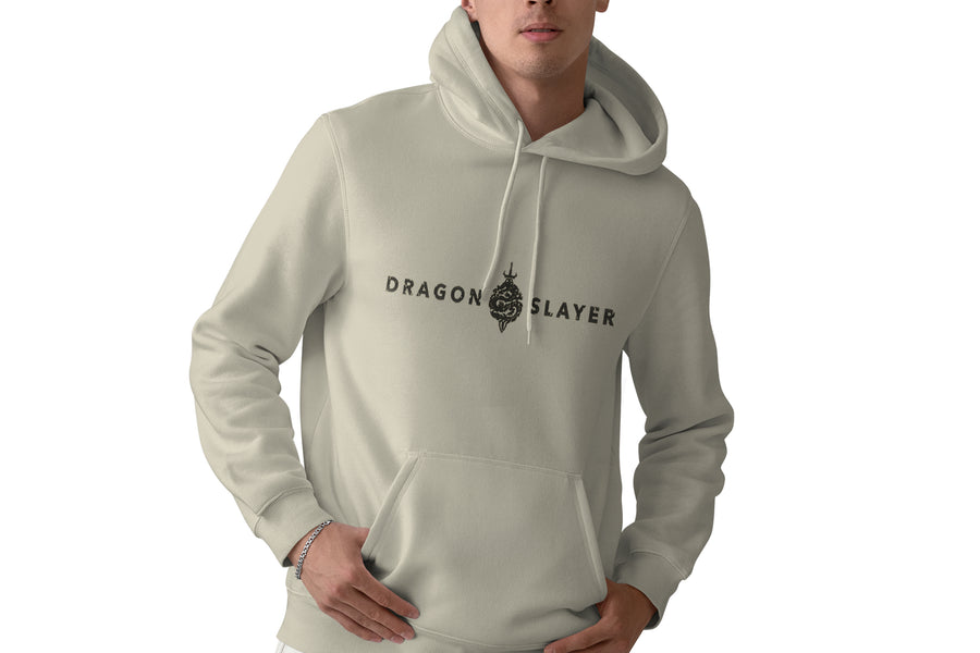 Dragon Slayer (Hoodie, Heather Grey)