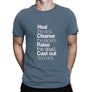 Matthew 10:8 (T-Shirt, Steel Blue)