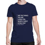 Leonard Ravenhill Quote (T-Shirt, Navy)