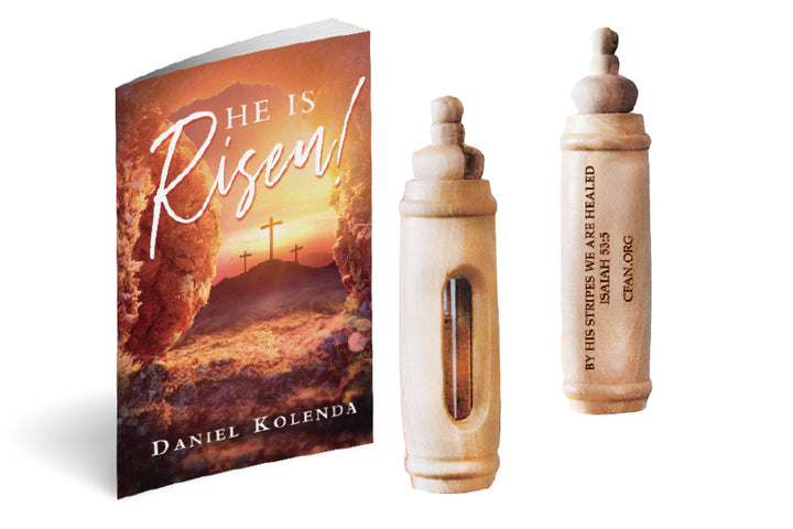 Anointing Oil & He is Risen Tracts (Ressurrection Bundle)