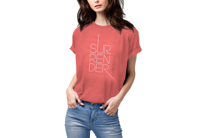 Surrender (T-Shirt, Coral)