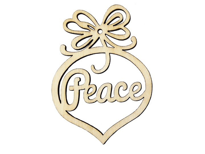 “PEACE” CHRISTMAS ORNAMENT